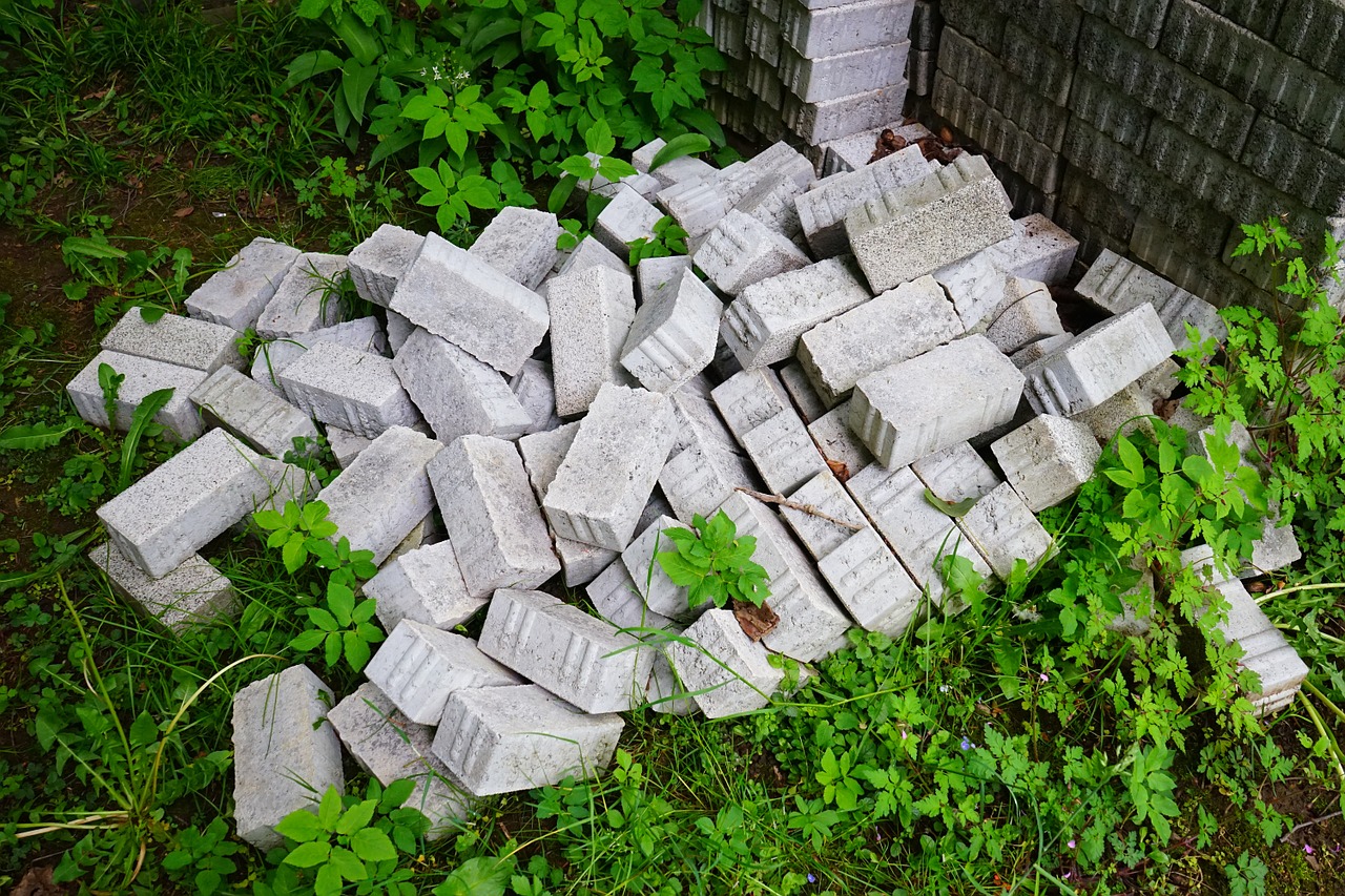 stones paving stones construction material free photo