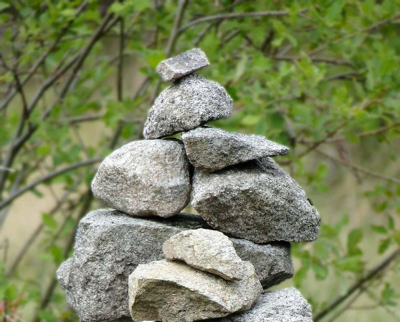 stones stacked balance free photo