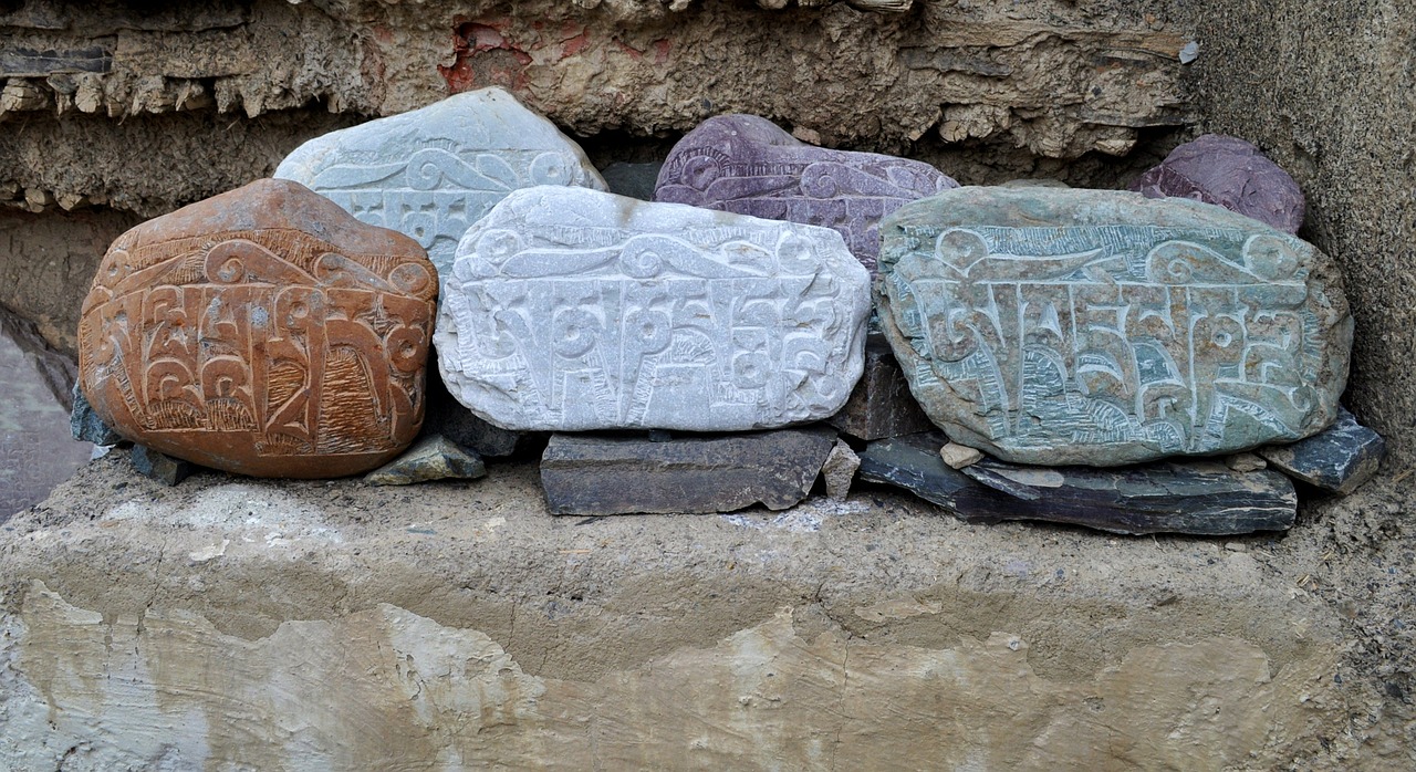 stones ladakh india free photo