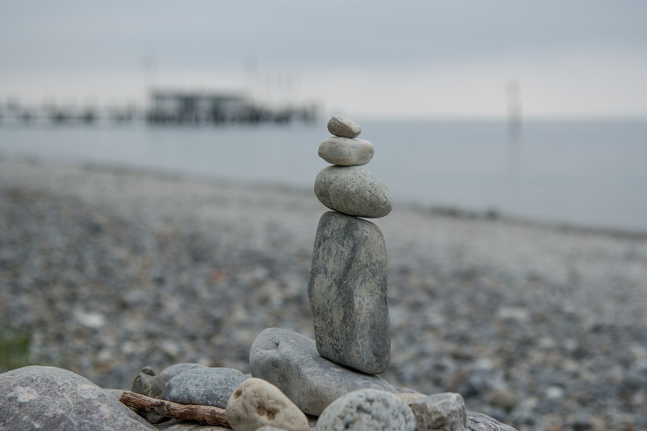 stones sculpture statue free photo