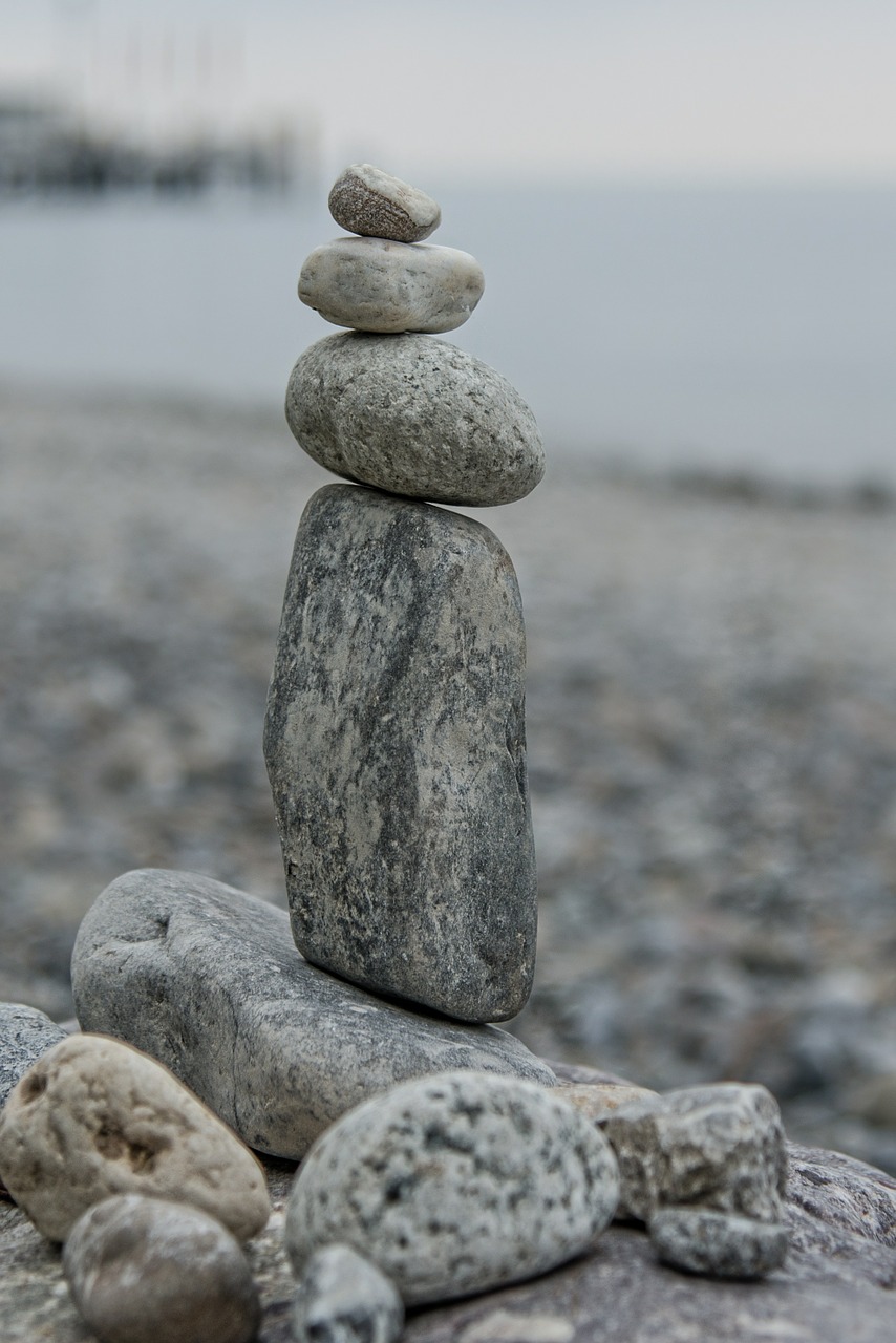 stones sculpture statue free photo