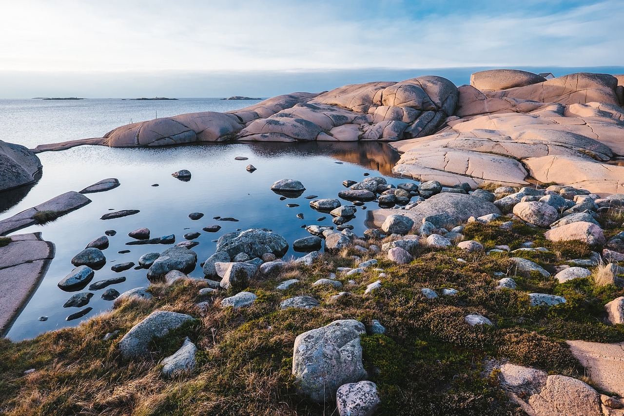 stones rocks ocean free photo