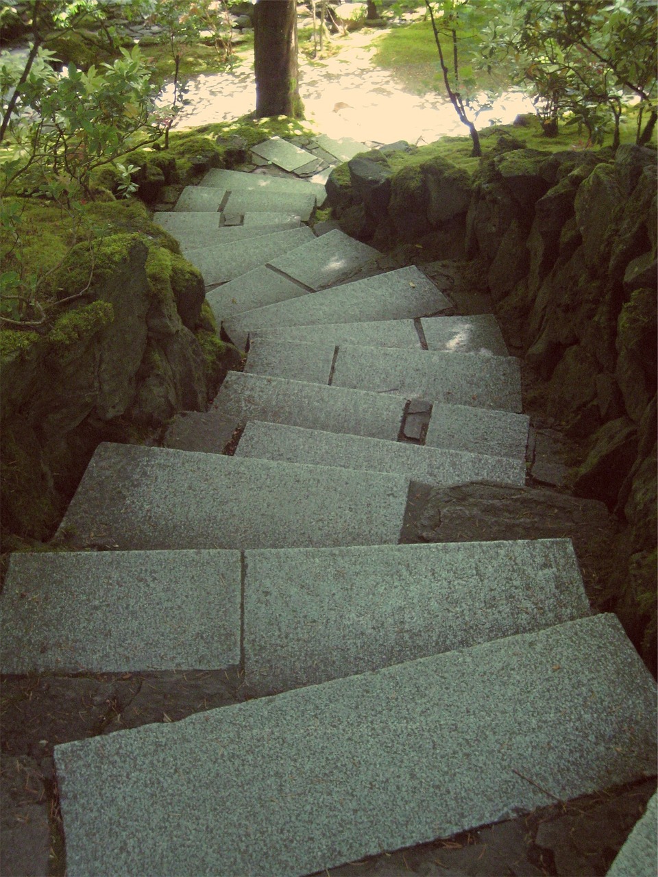 stones steps down free photo