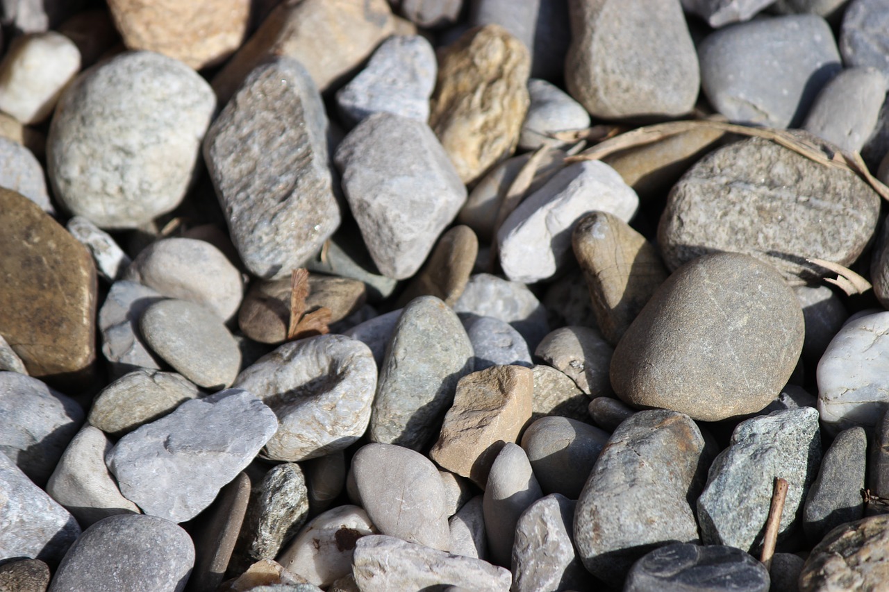 stones mess pebble free photo