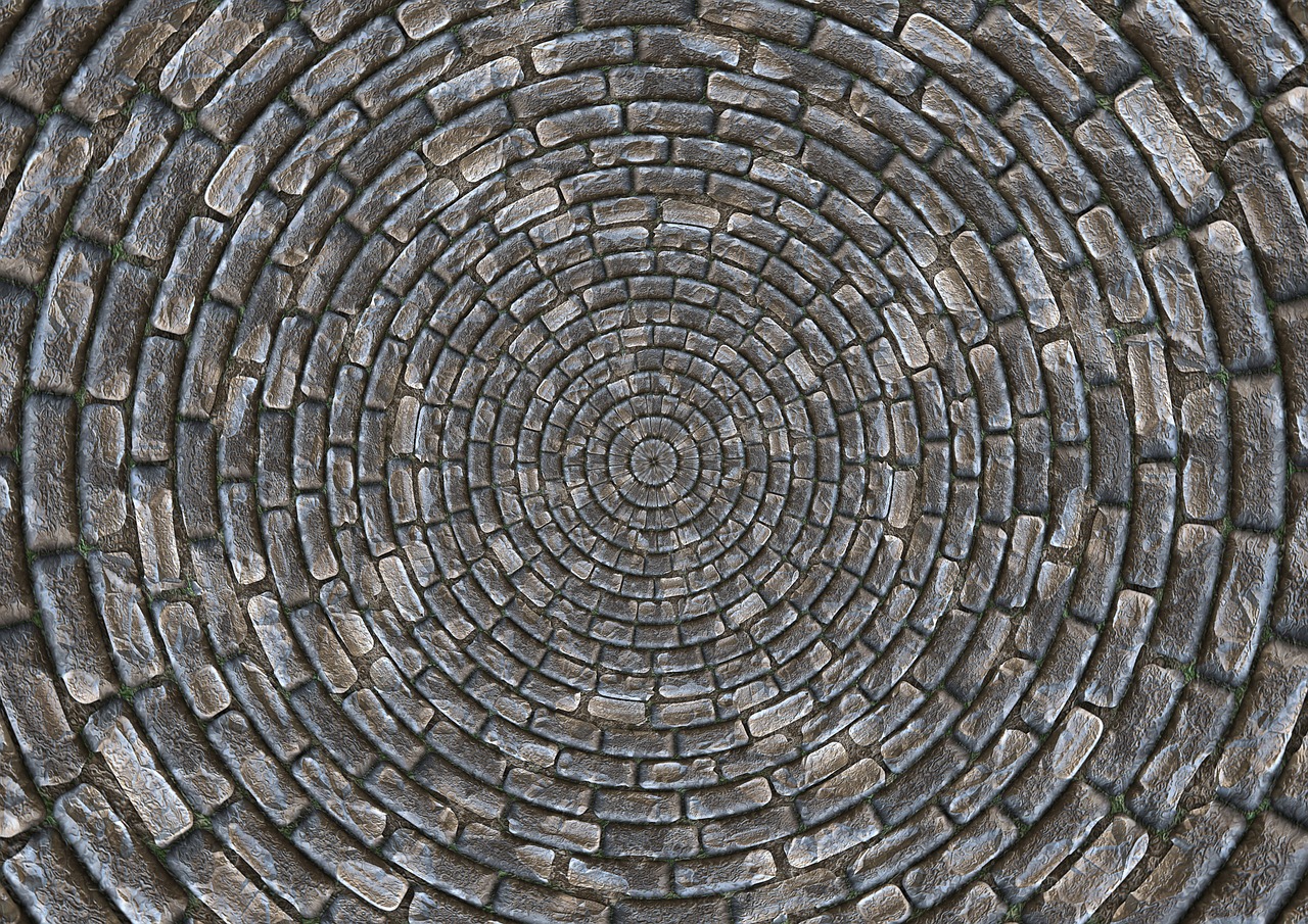 stones patch circle free photo