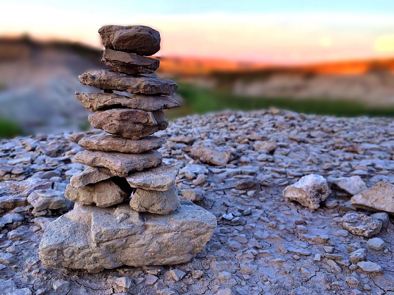 stones stacked balance free photo