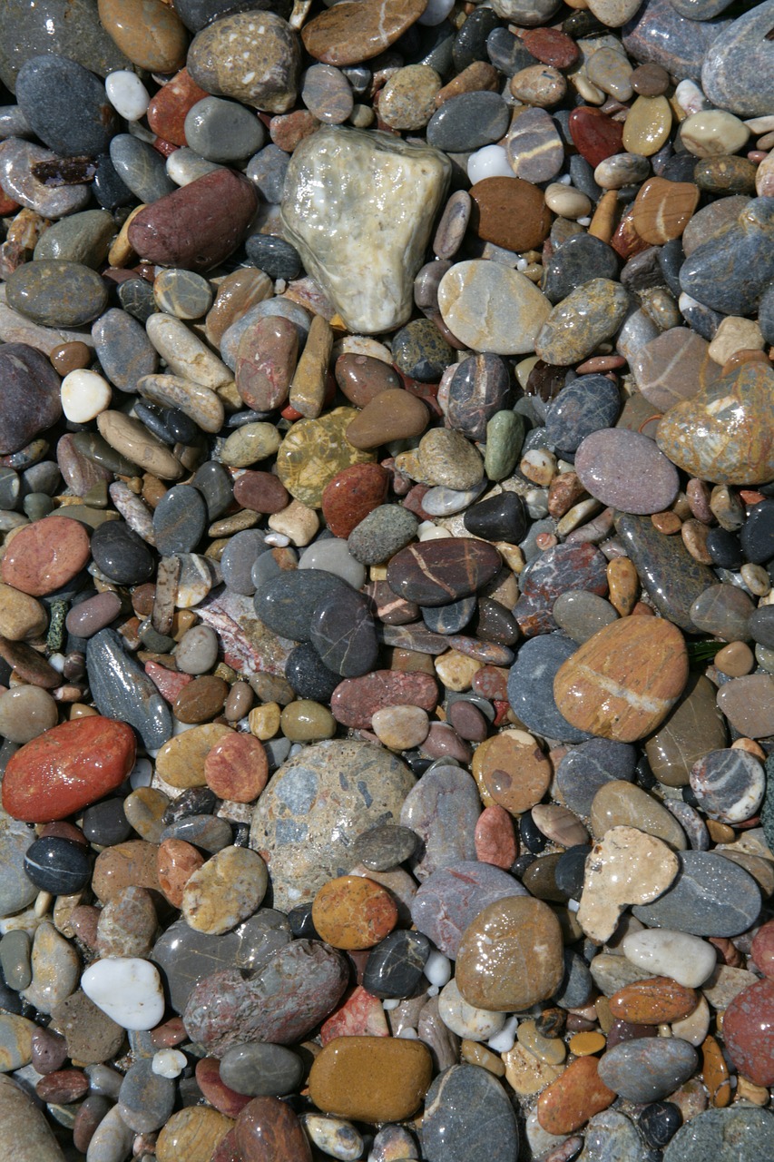 stones pebble beach free photo