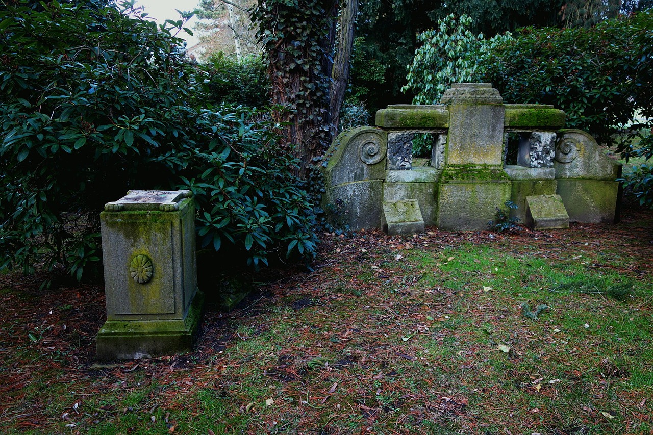 stones green cemetery free photo