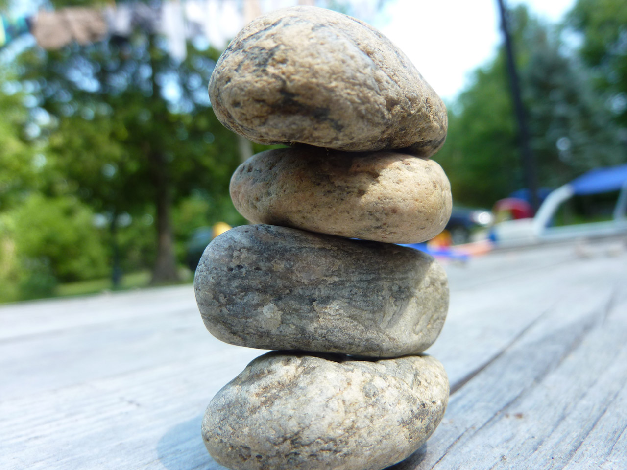 balance stone totem free photo