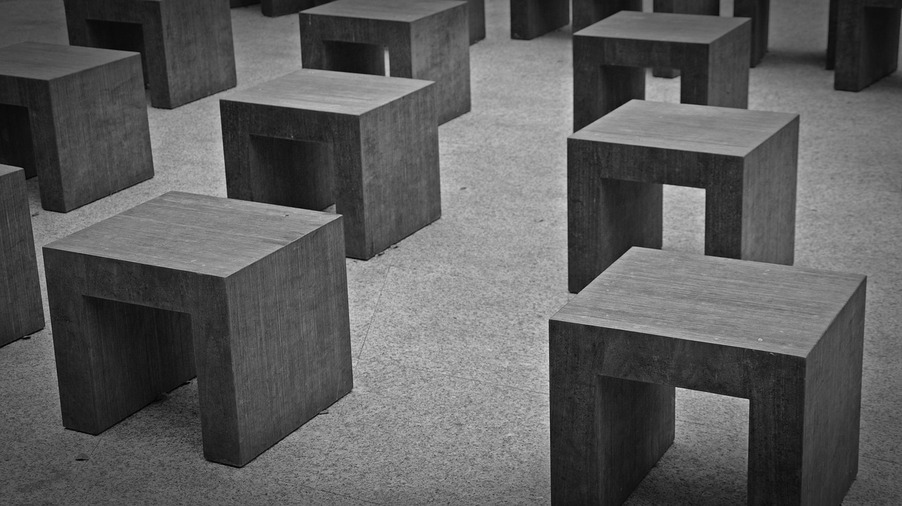 stool sit black white free photo
