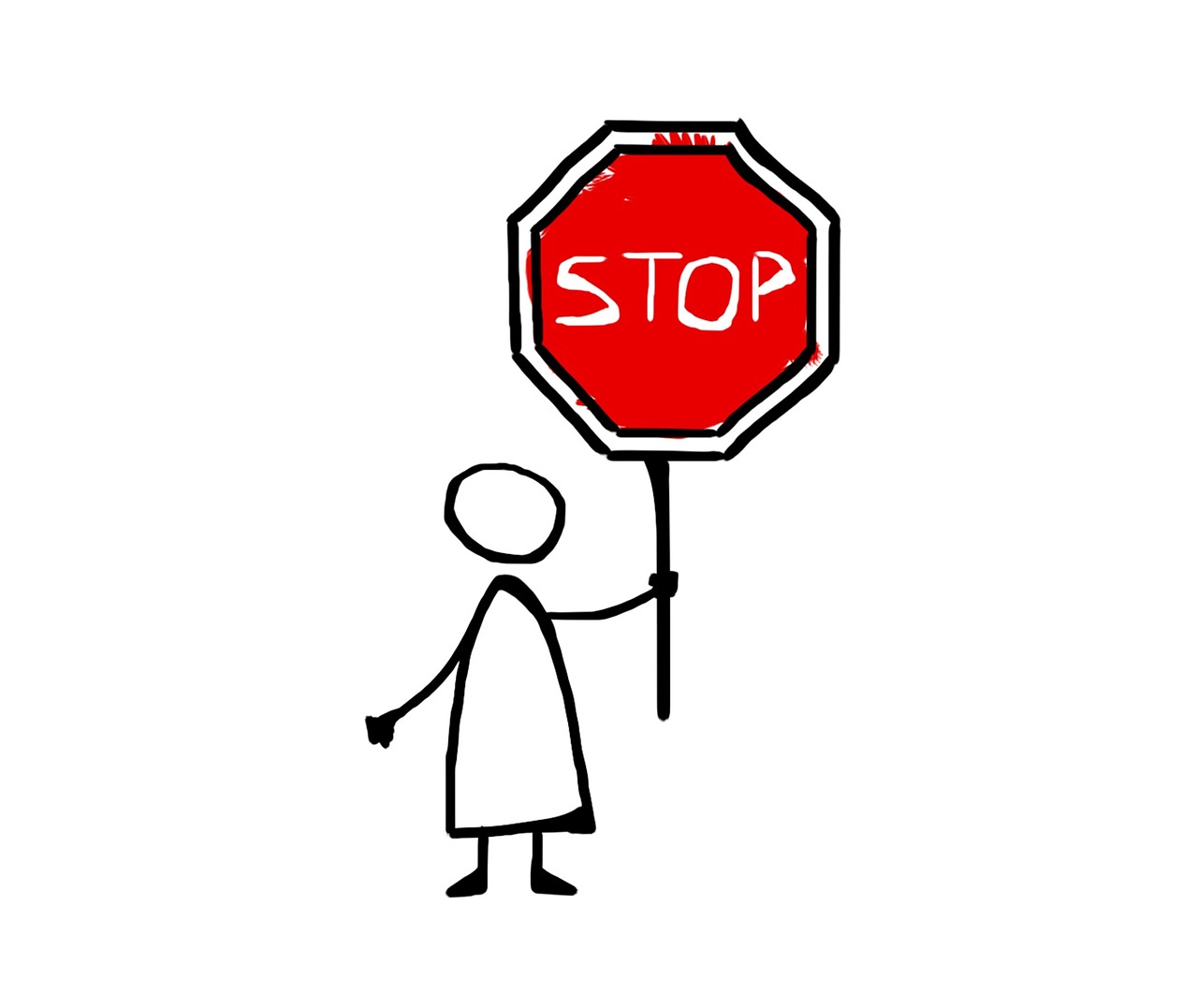 stop drawing icon free photo