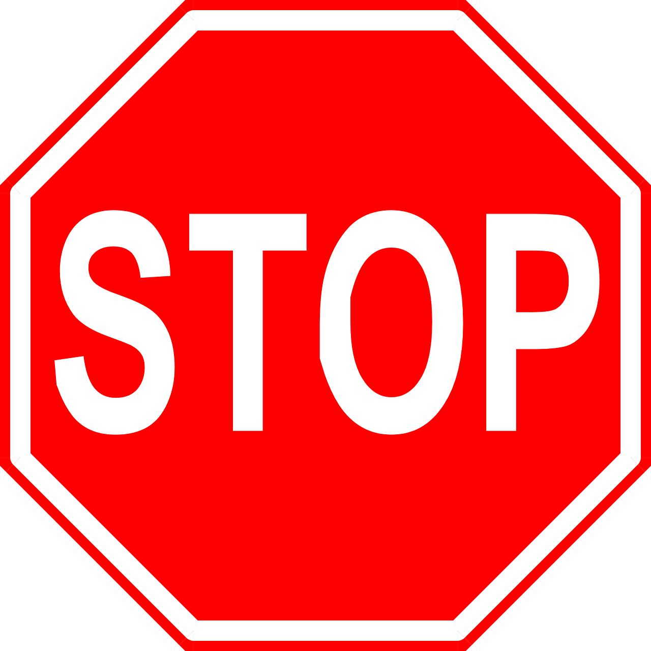 stop road sign roadsign free photo