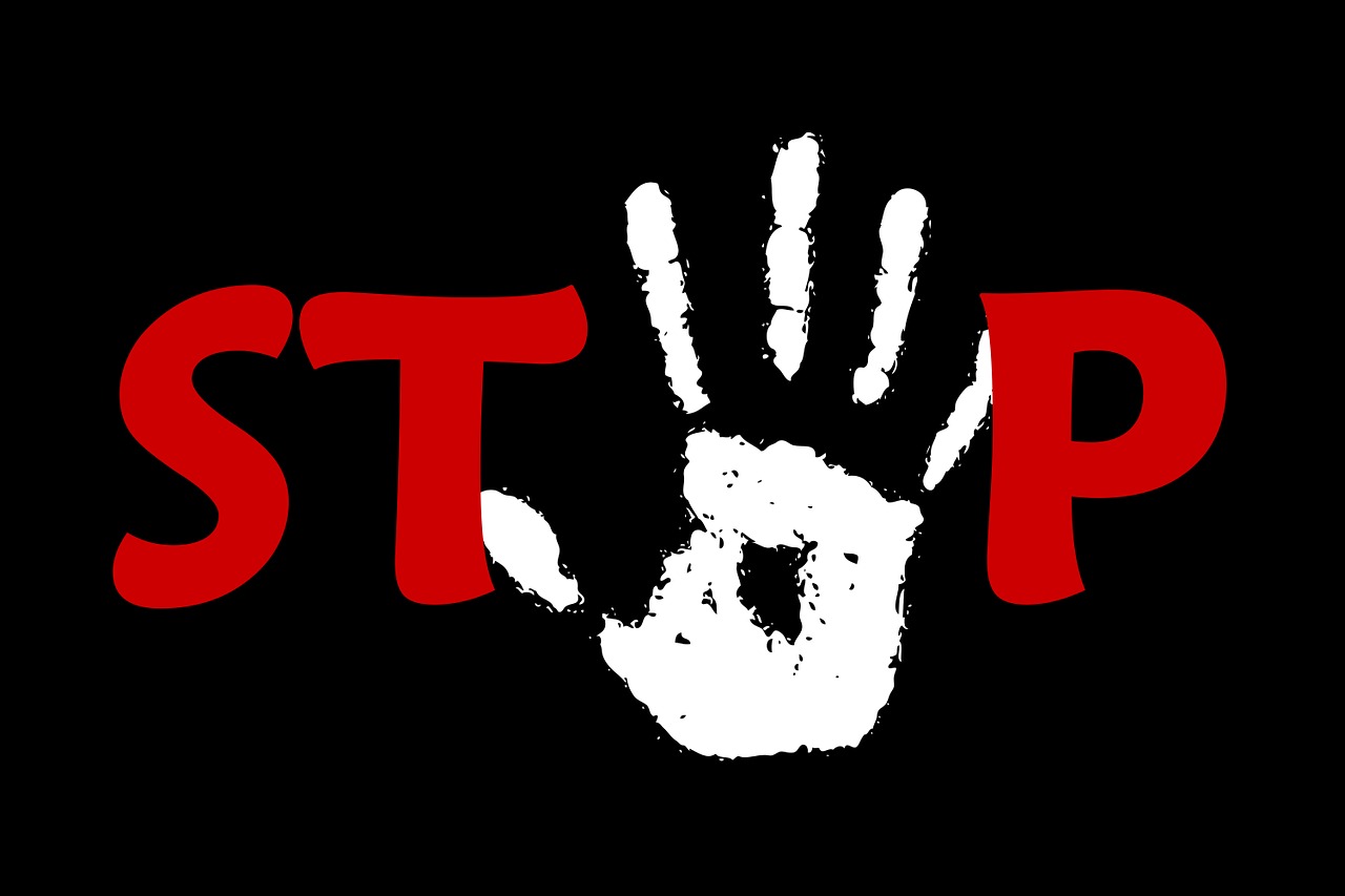 stop hand finger free photo