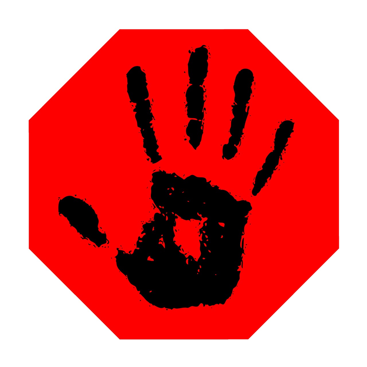 stop hand finger free photo