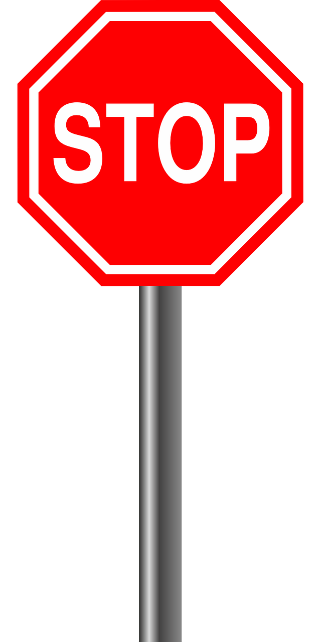 stop alloy sign free photo