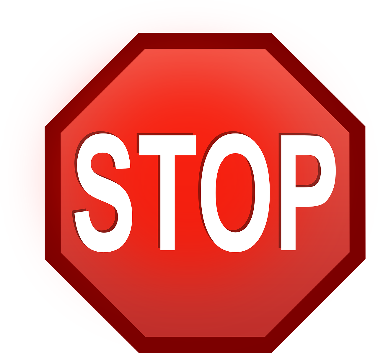 stop shield traffic sign free photo