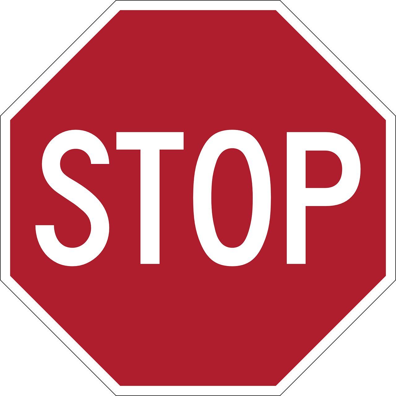 stop halt yield free photo
