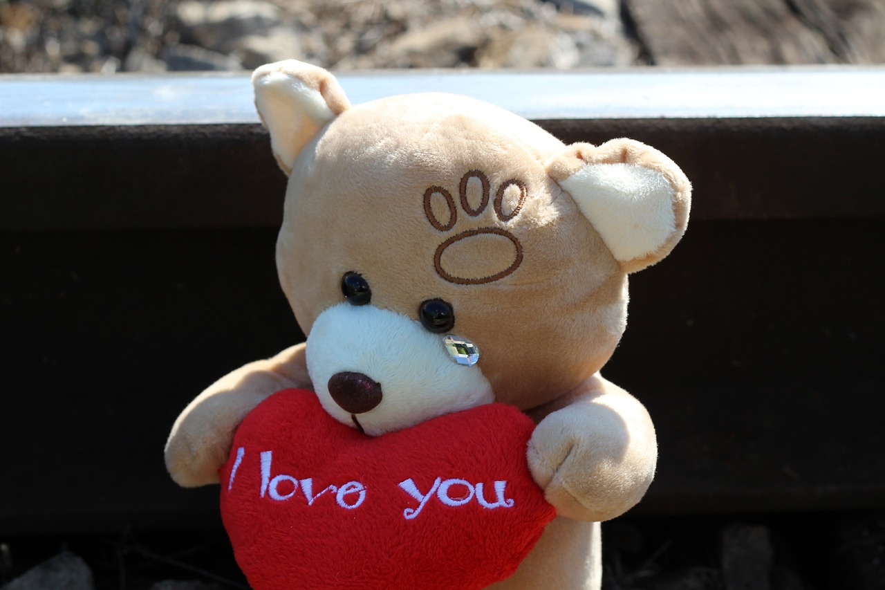stop child suicide teddy bear crying railway free photo