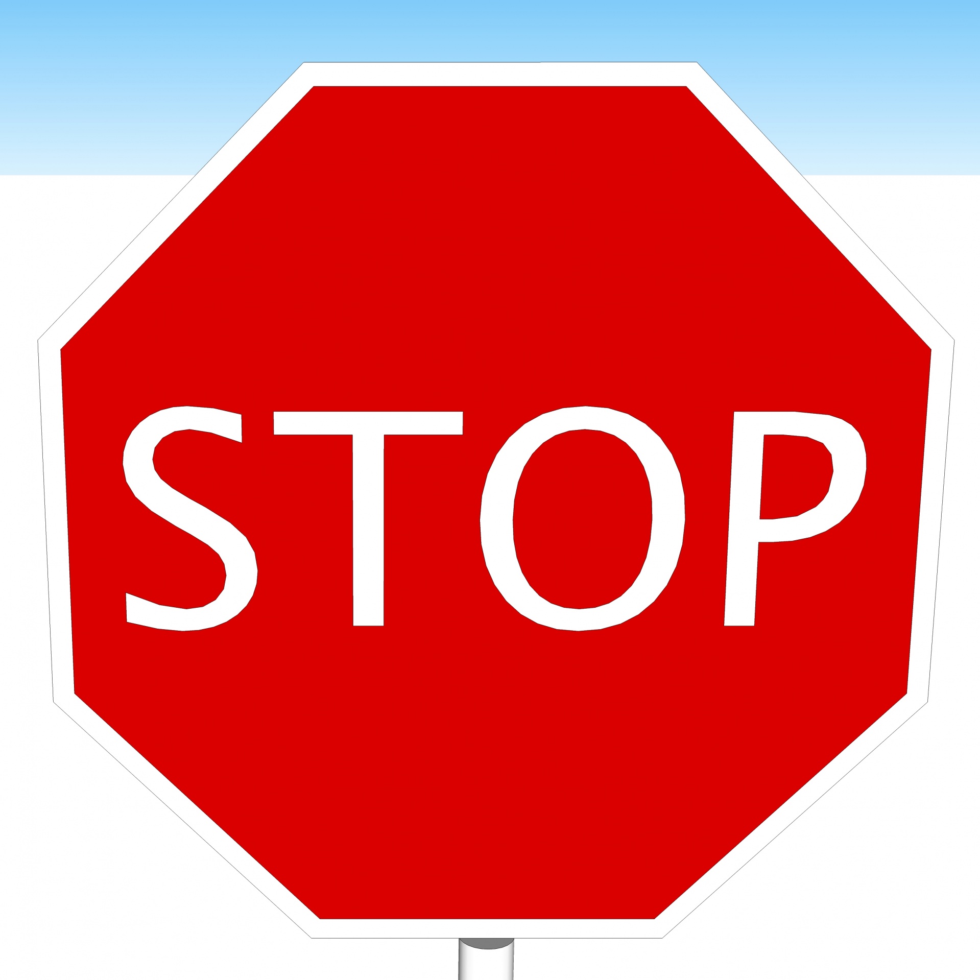 drawing stop sign free photo