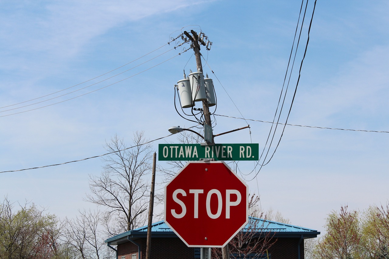 stop sign usa landline free photo