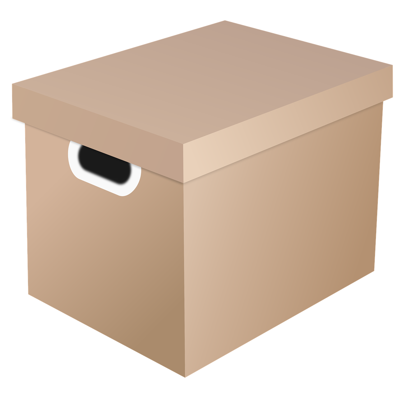 storage carton box with lid  moving box  cardboard box free photo