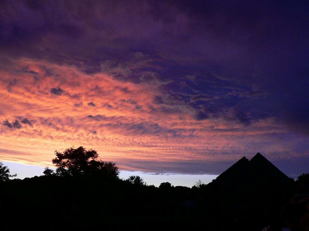 storm cloud dusk free photo