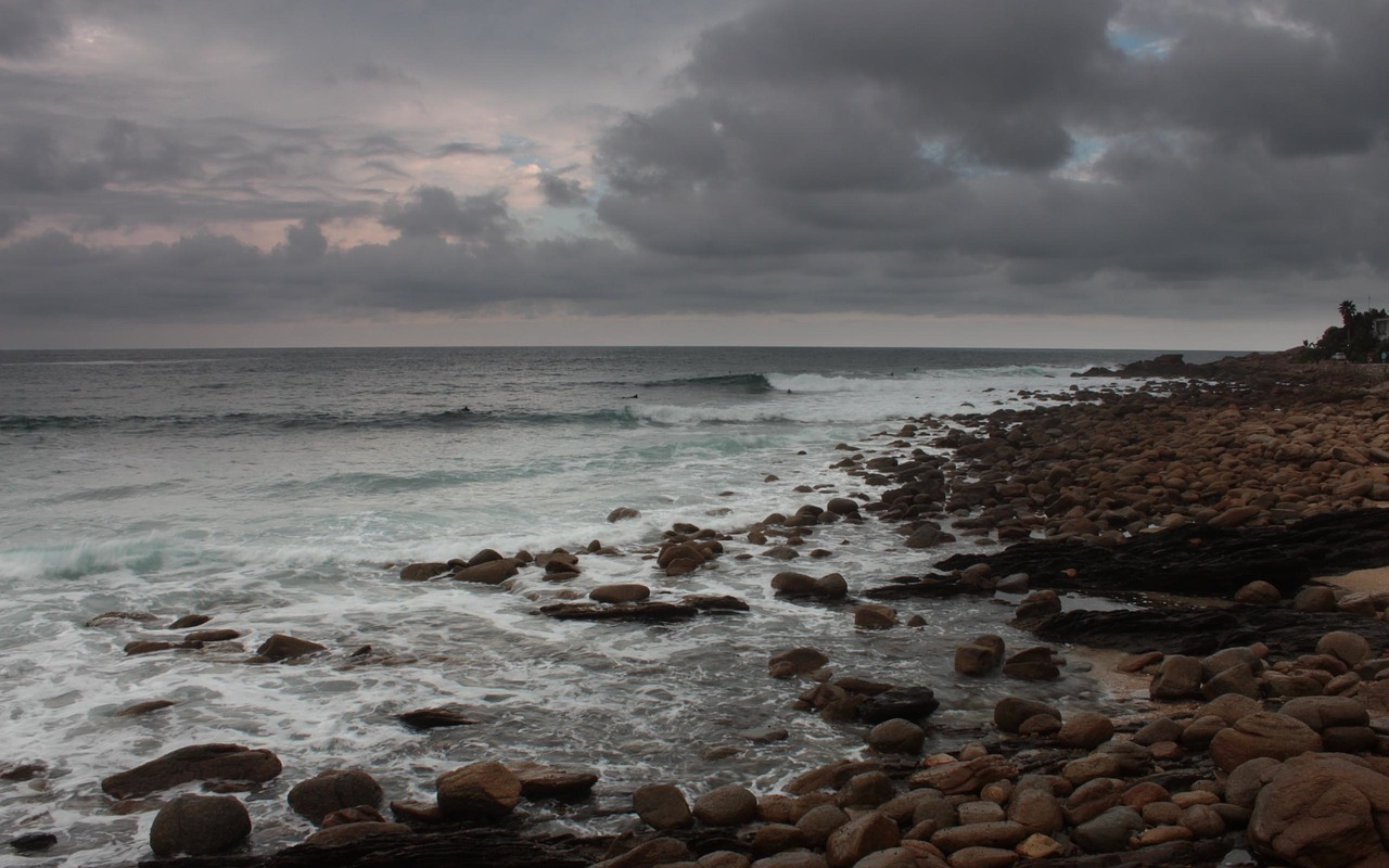 storm cloudy ocean free photo