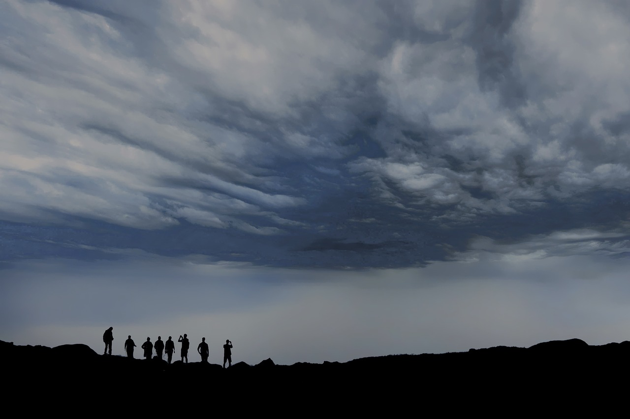 storm clouds sky free photo