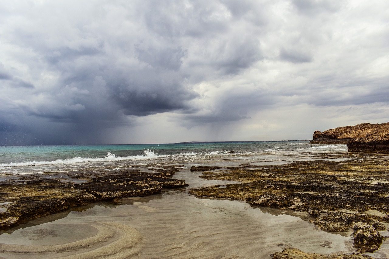 storm clouds overcast free photo