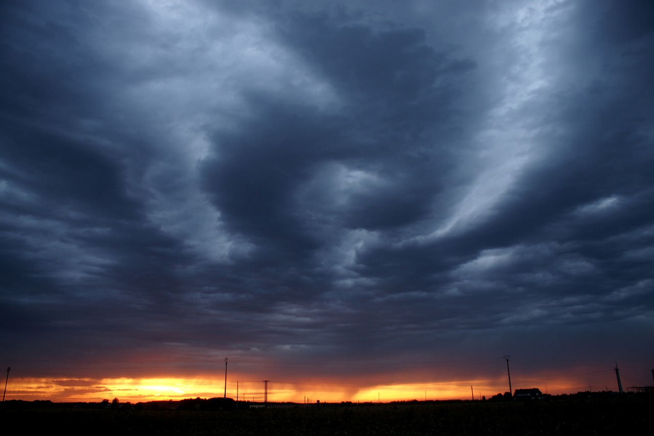 storm bad weather clouds free photo