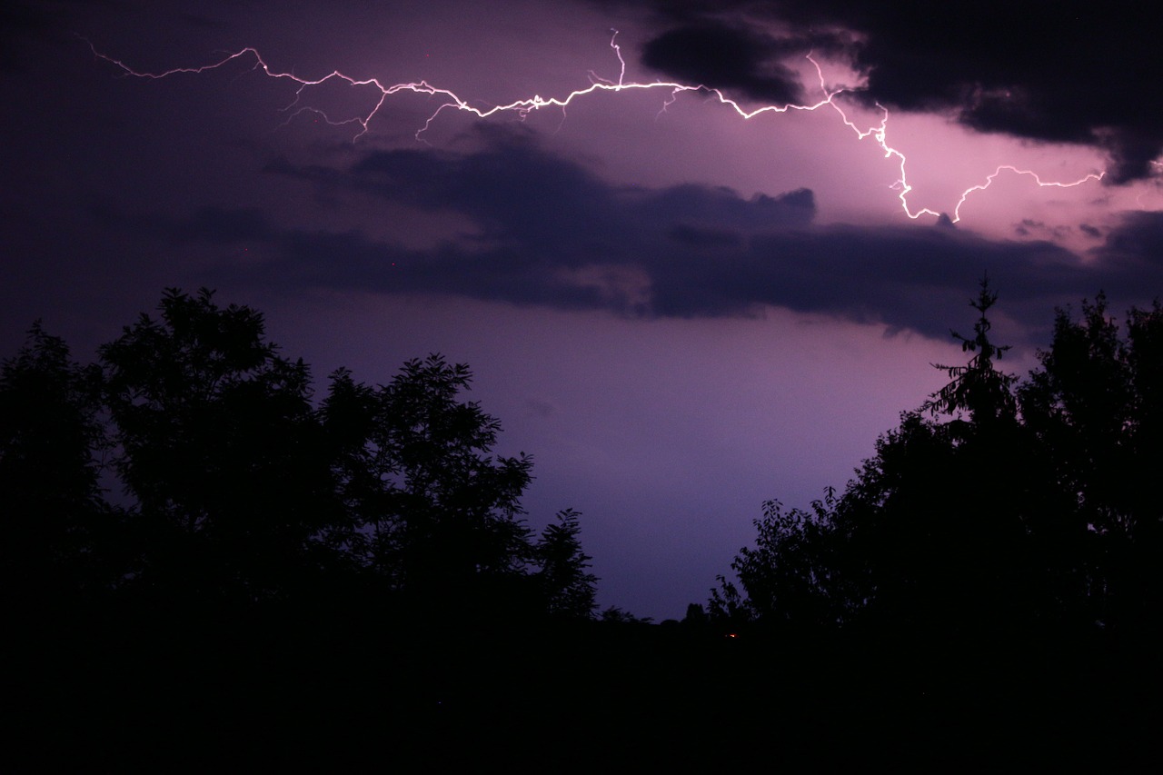 storm  lightning  flash free photo