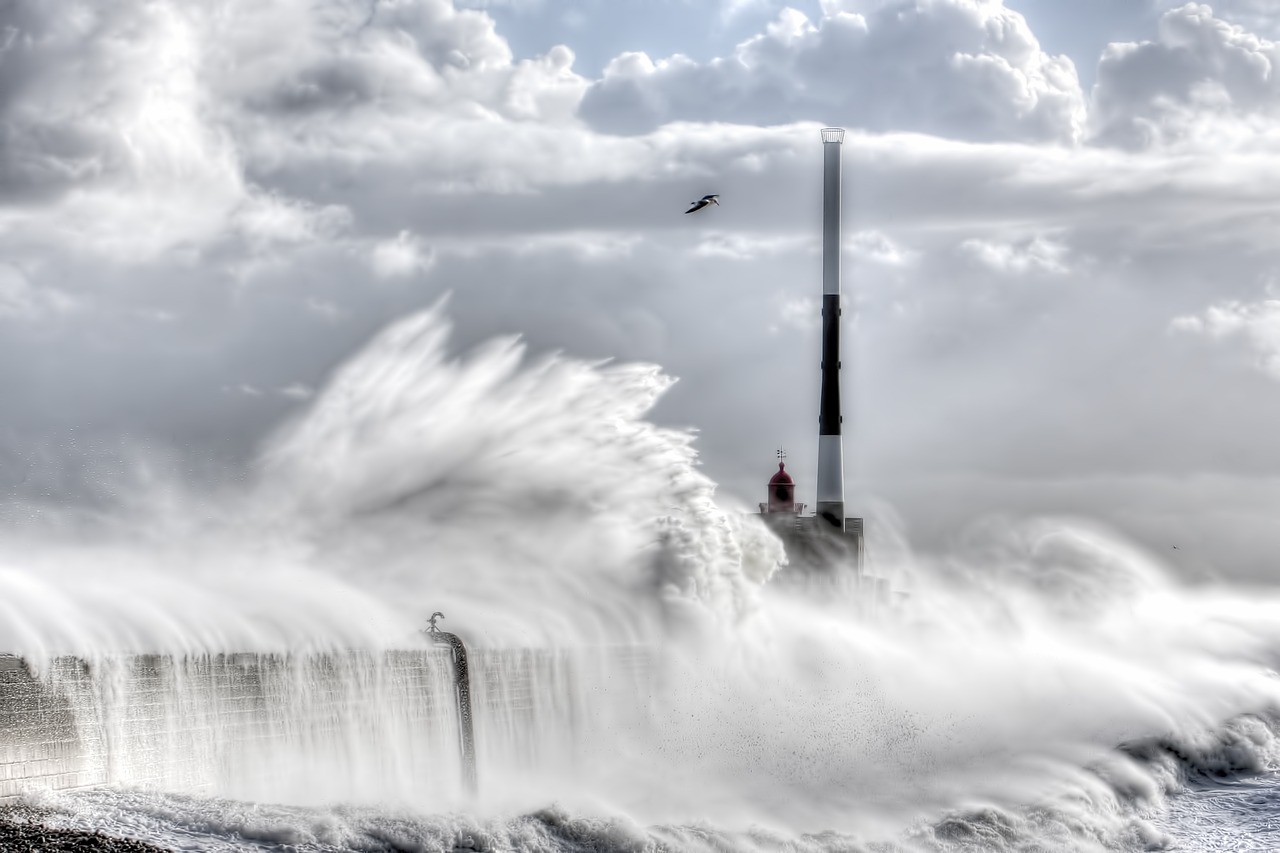 storm  wave  clouds free photo