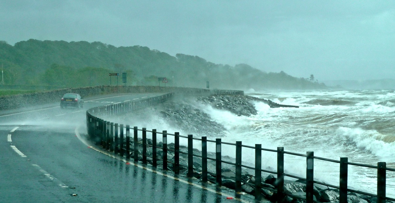 storm  sea  dramatic free photo