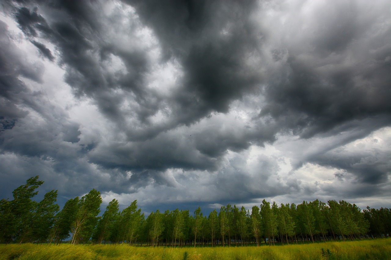 storm  landscape  clouds free photo