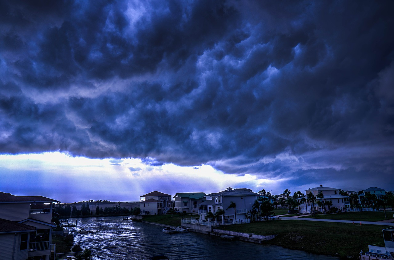 storm florida clouds free photo