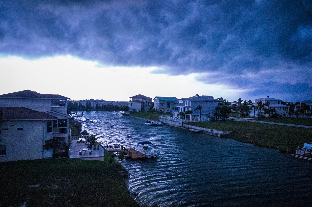 storm florida clouds free photo