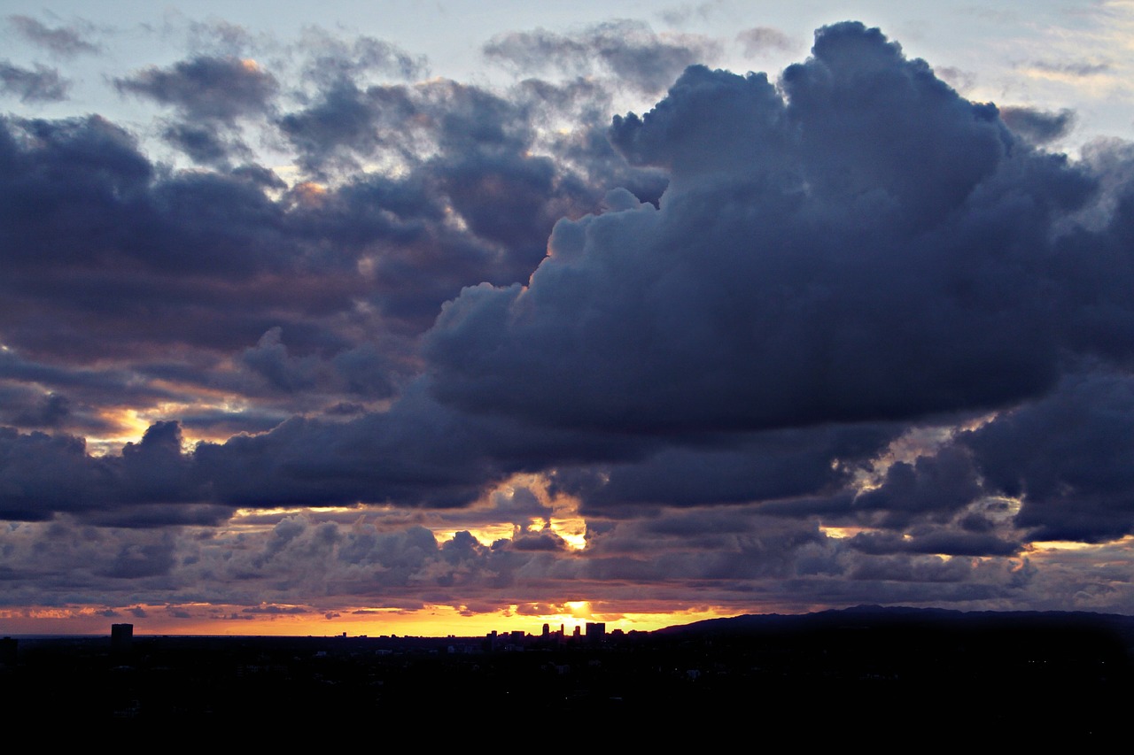 storm clouds sky free photo