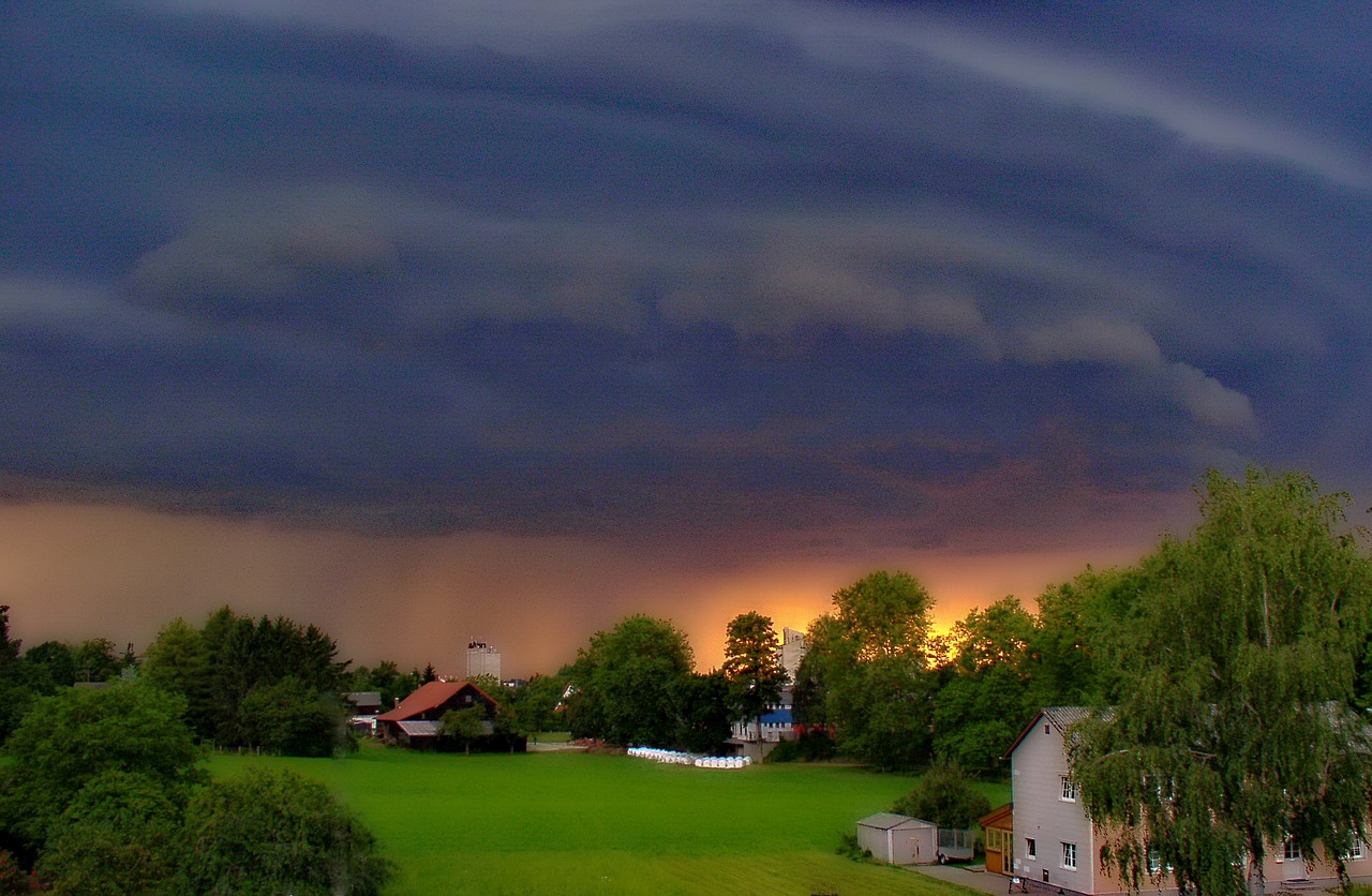 storm clouds rain storm free photo