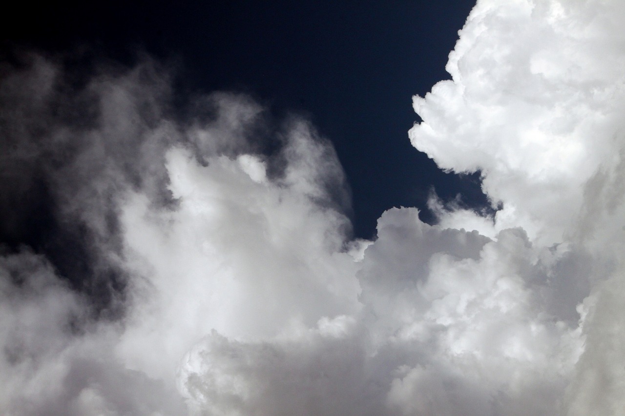 storm clouds sky weather free photo