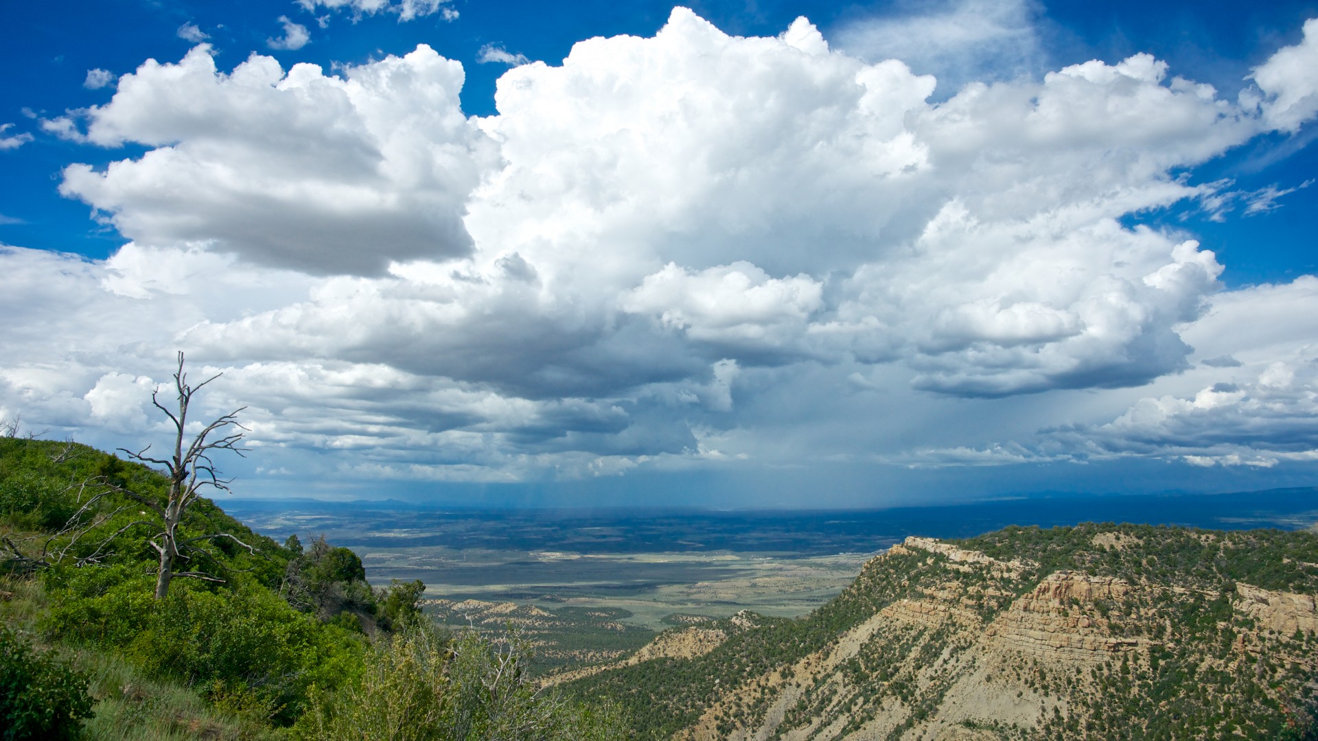 american southwest clouds distance free photo