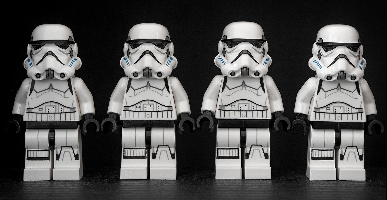 stormtrooper star wars lego free photo