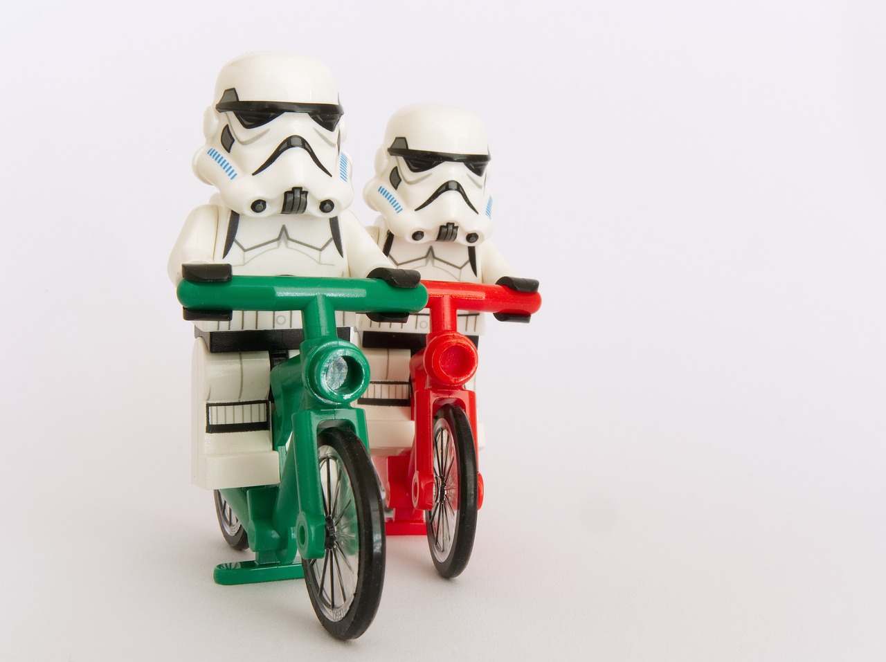 stormtrooper lego bicycle free photo