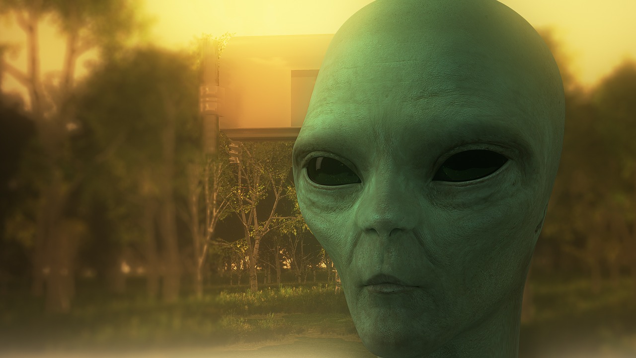 stranger alien 3d model free photo