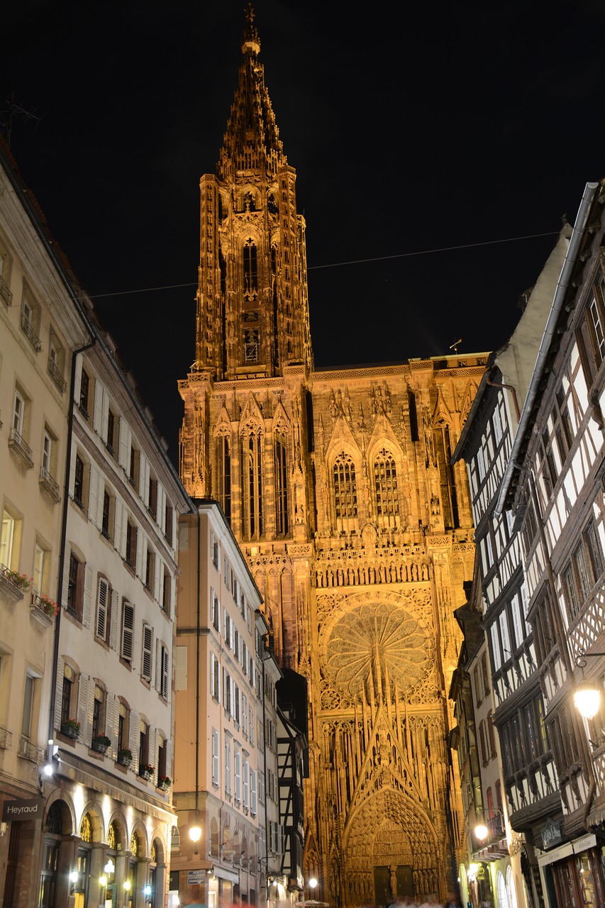 strasbourg cathedral alsace free photo
