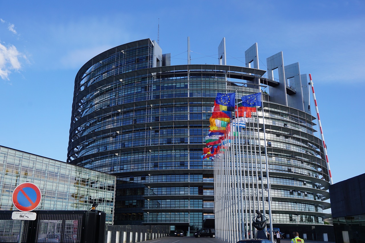 strasbourg european parliament building free photo