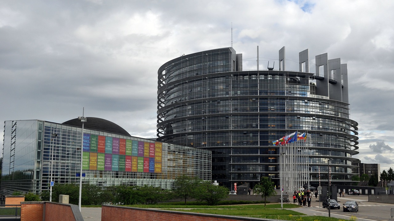 strasbourg european parliament france free photo