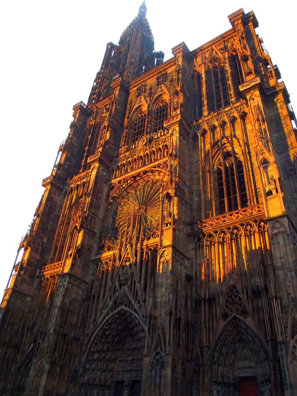 strasbourg cathedral architecture free photo