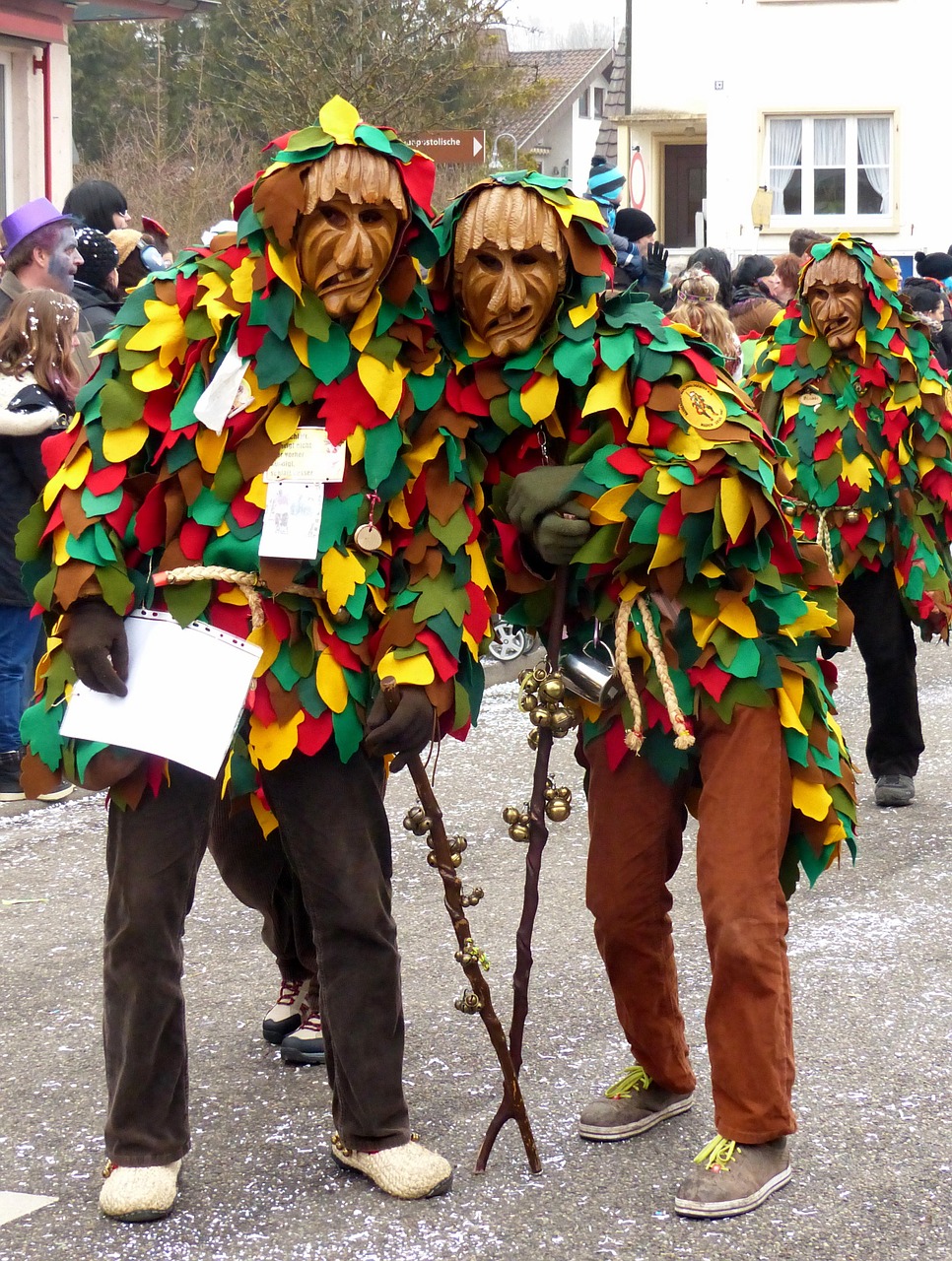 strassenfasnet wooden mask flecklehaes free photo