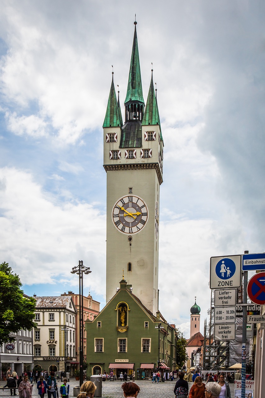 straubing bavaria city tower free photo