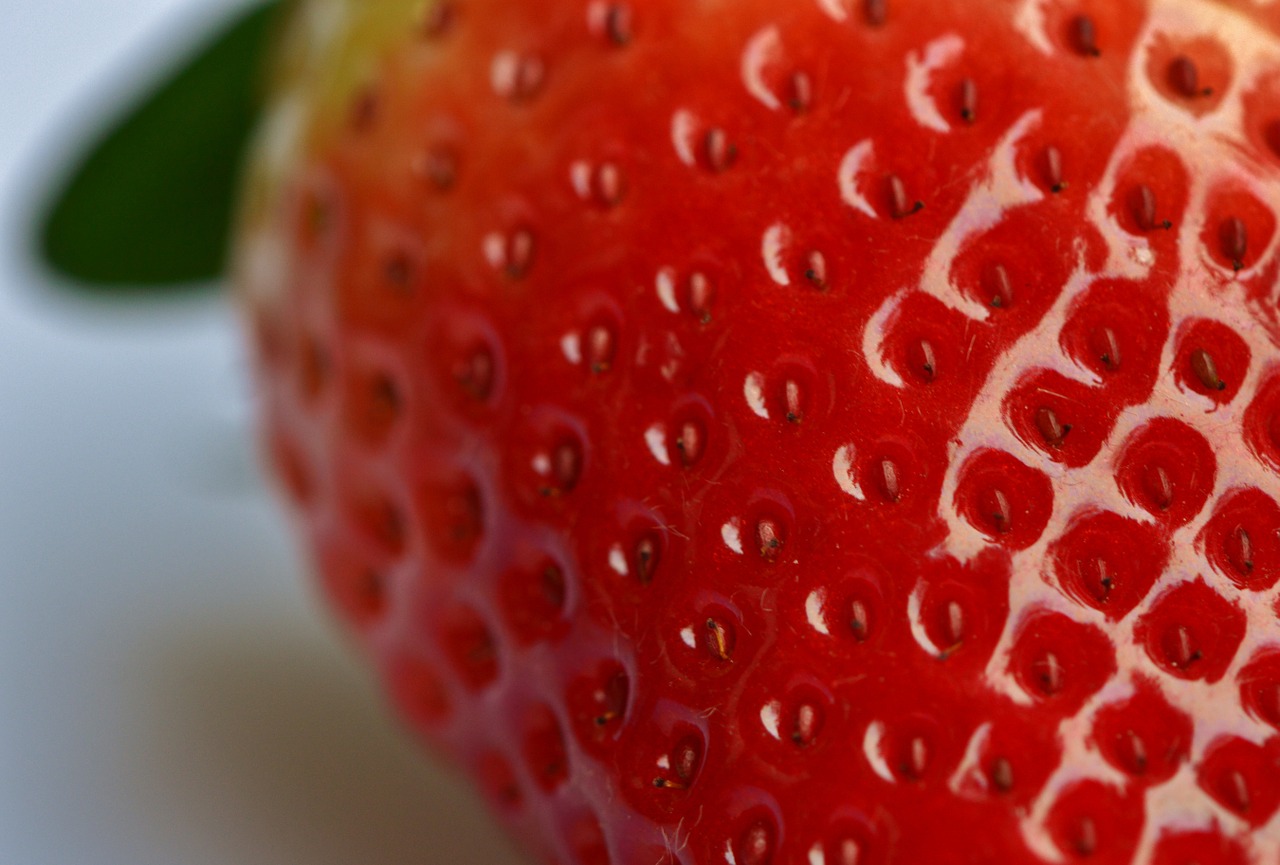 strawberries fruit close free photo